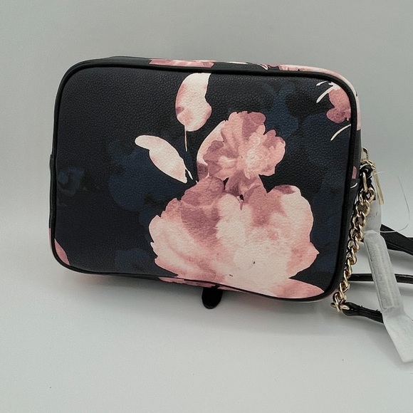 Victoria’s Secret Floral Crossbody Bag – Black & Pink - Picture 3 of 7